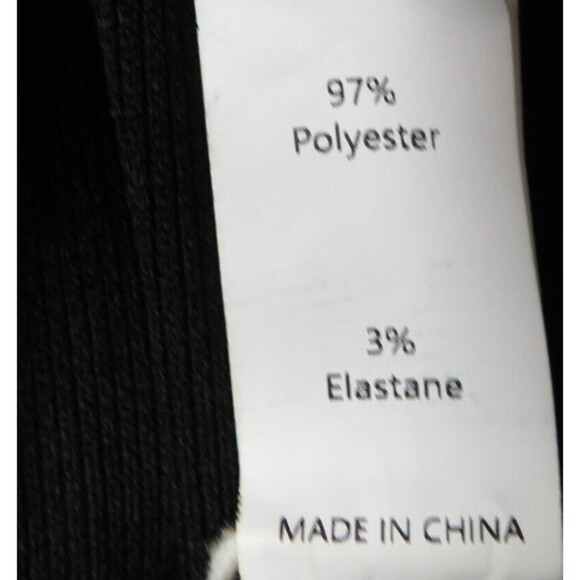 Halara WaffleTextured Adjustable Strap Pleated Wide Leg Overalls In Black Sz XL - Picture 7 of 8